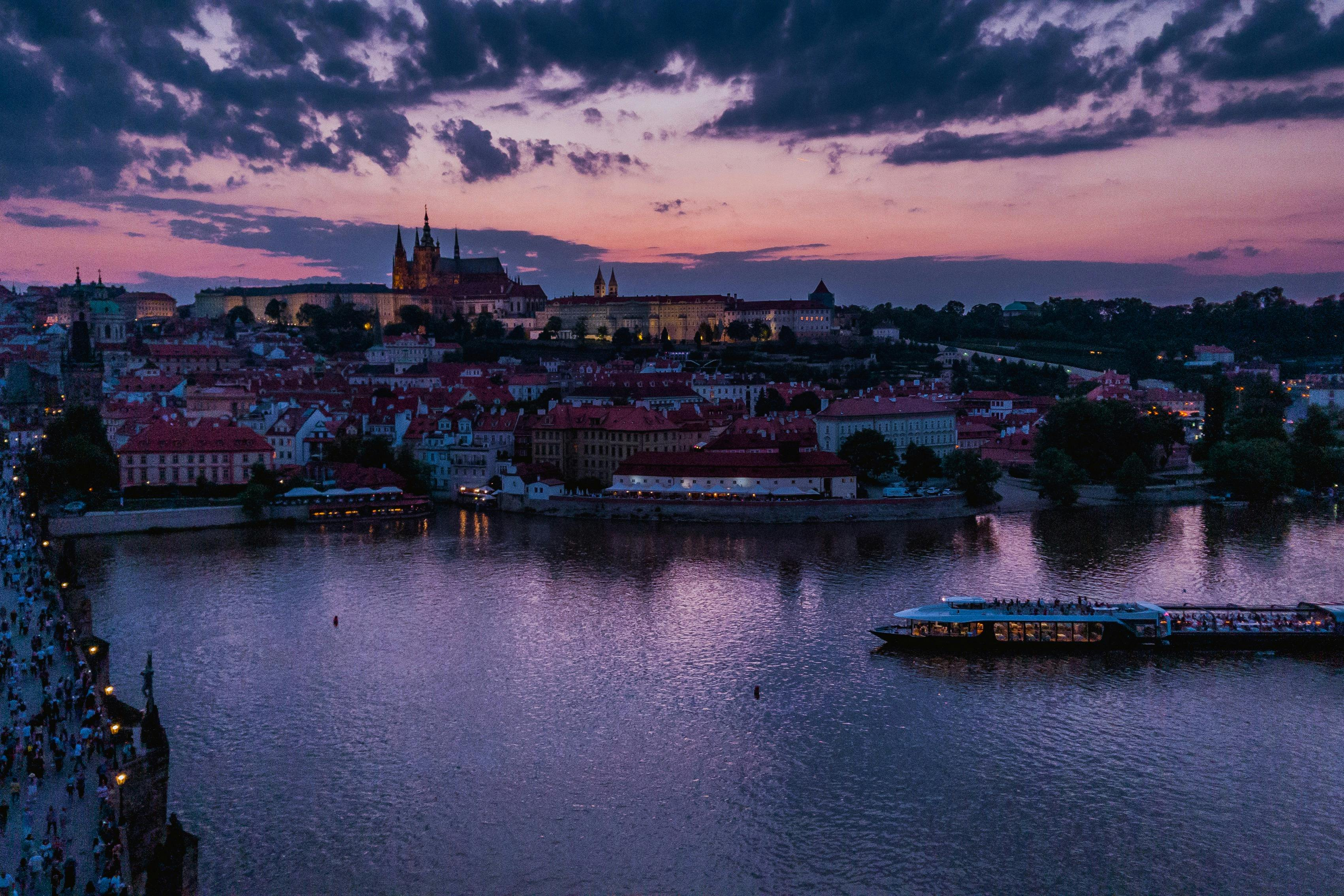 Prague: Sightseeing Dinner Cruise on Open-Top Glass Boat - Photo 1 of 3